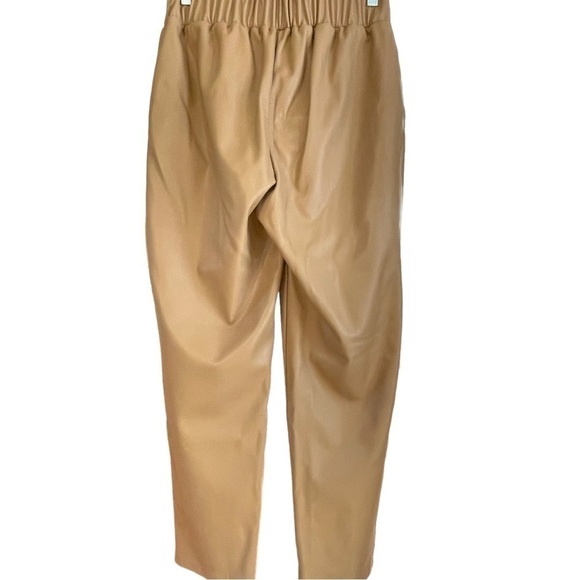 Lisadnyc the Drop, faux leather pants, size M, comfortable wide elastic waist - Picture 3 of 4